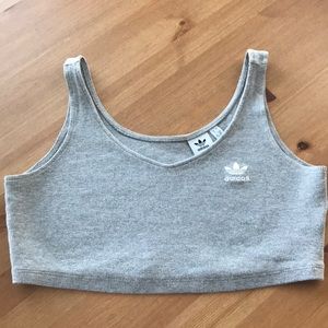 Adidas Grey Crop Top